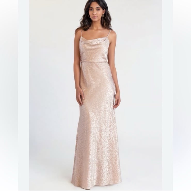 Jenny Yoo Dahlia Gemma Dress- Prosecco - Size 0 Formal Evening
