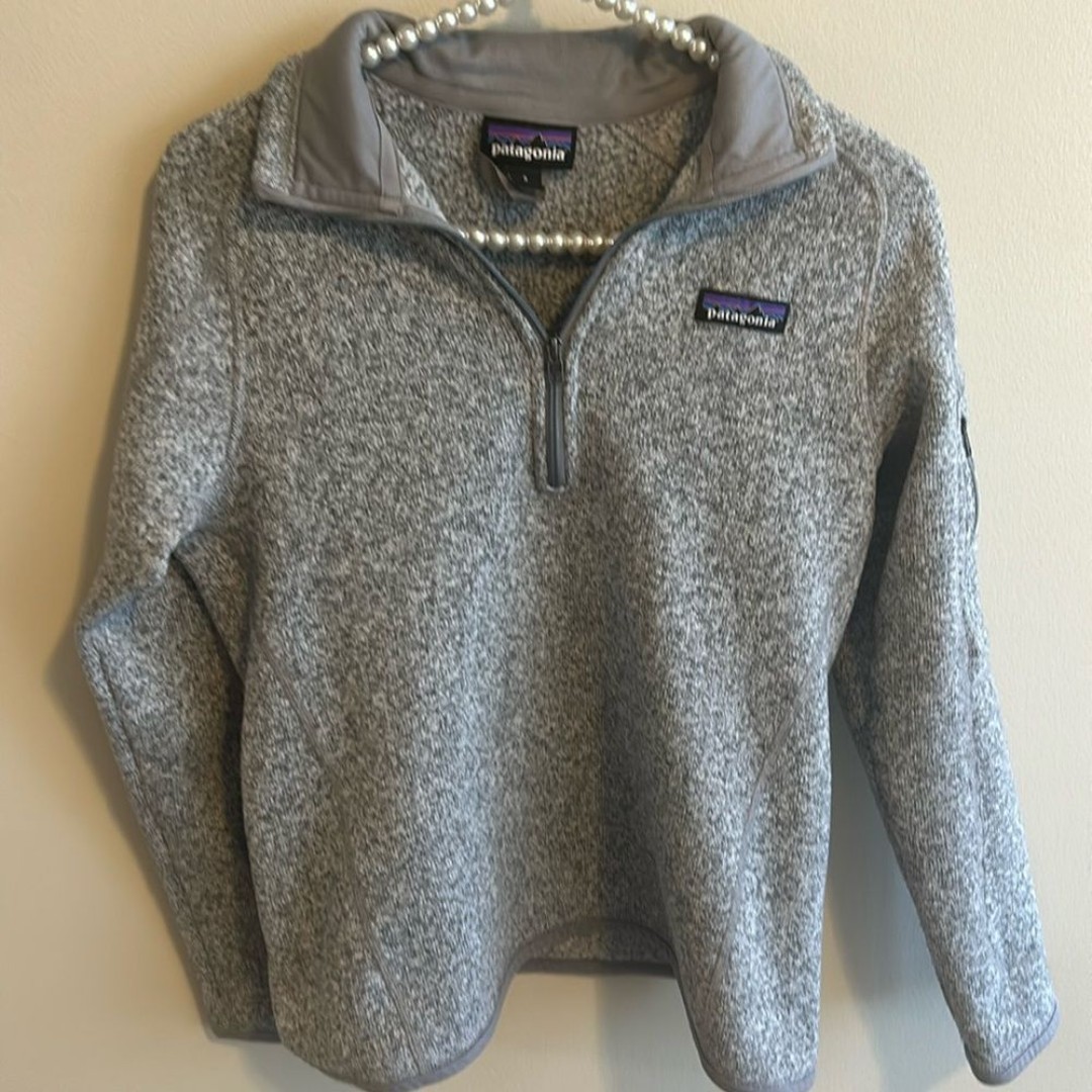 Patagonia Womens Better Sweater 1/4 Zip Fleece Pullover. Size Small