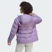 Adidas Women's Helionic Down Hooded Jacket in Shadow Violet