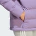 Adidas Women's Helionic Down Hooded Jacket in Shadow Violet