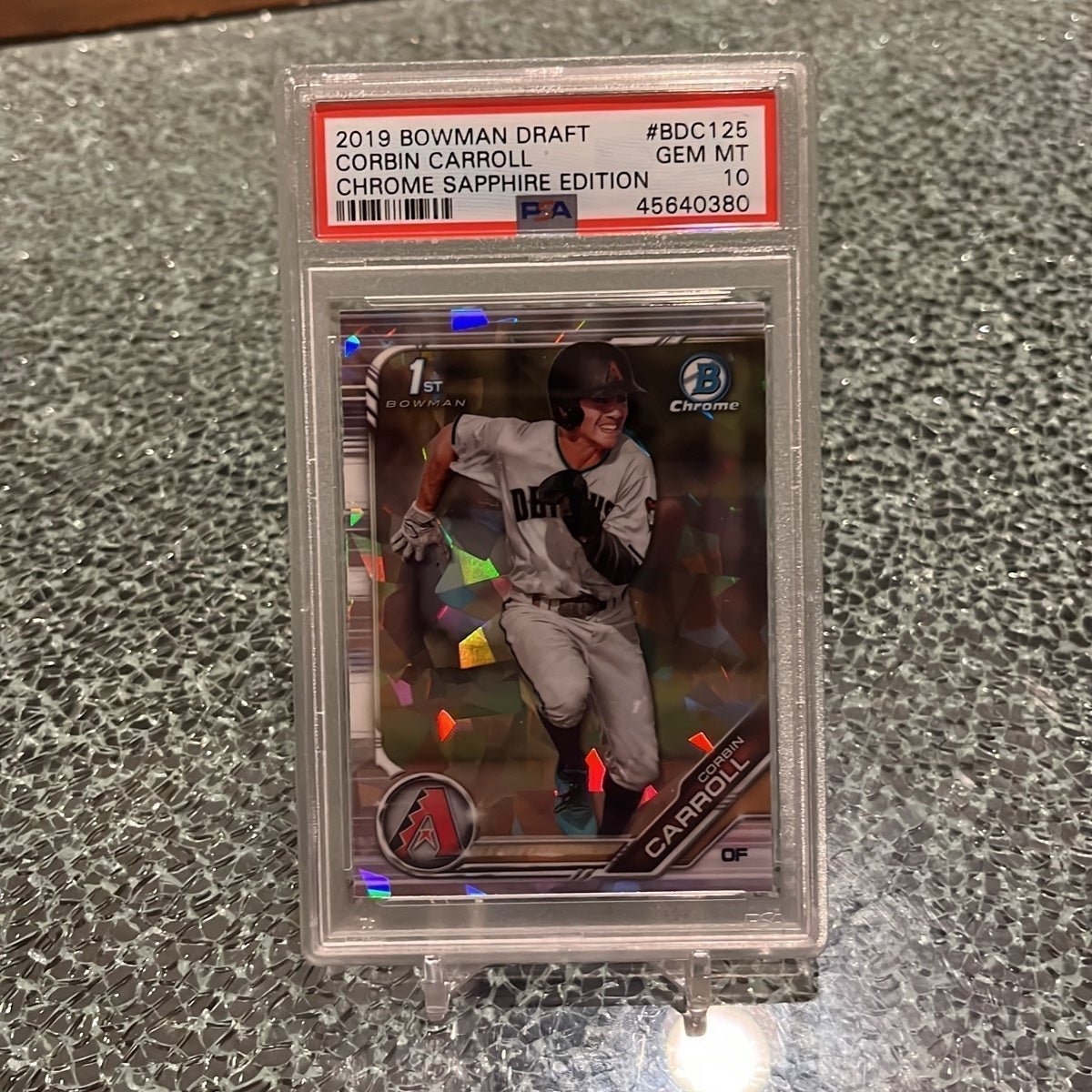 2019 Bowman Chrome Draft Sapphire Edition Corbin Carroll PSA 10 GEM NL ROY!!!