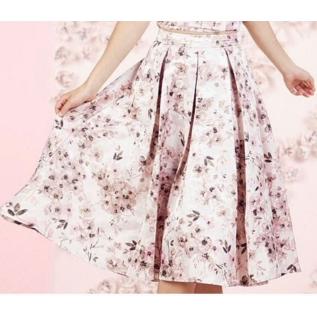 NWT LAUREN CONRAD LIMITED EDITION RUNWAY FLORAL BROCADE SKIRT SIZE 6 RARE, HTF