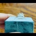 Stunning 18k White Gold P Zircon Halo Ring! New in gift box size 7