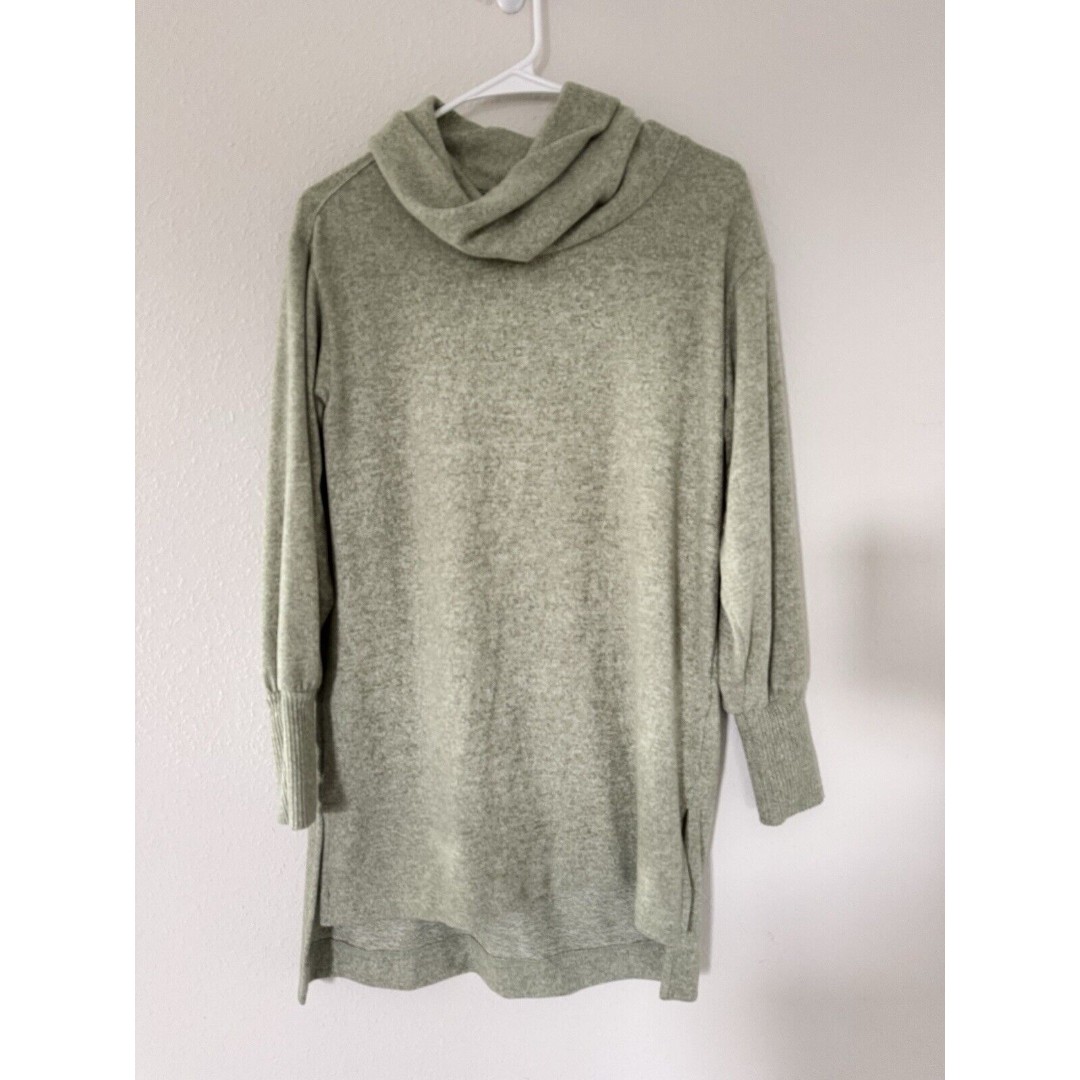 Anthropologie Maeve Tunic Sweater Cowl Neck Dress Oversized Cozy Soft Casual