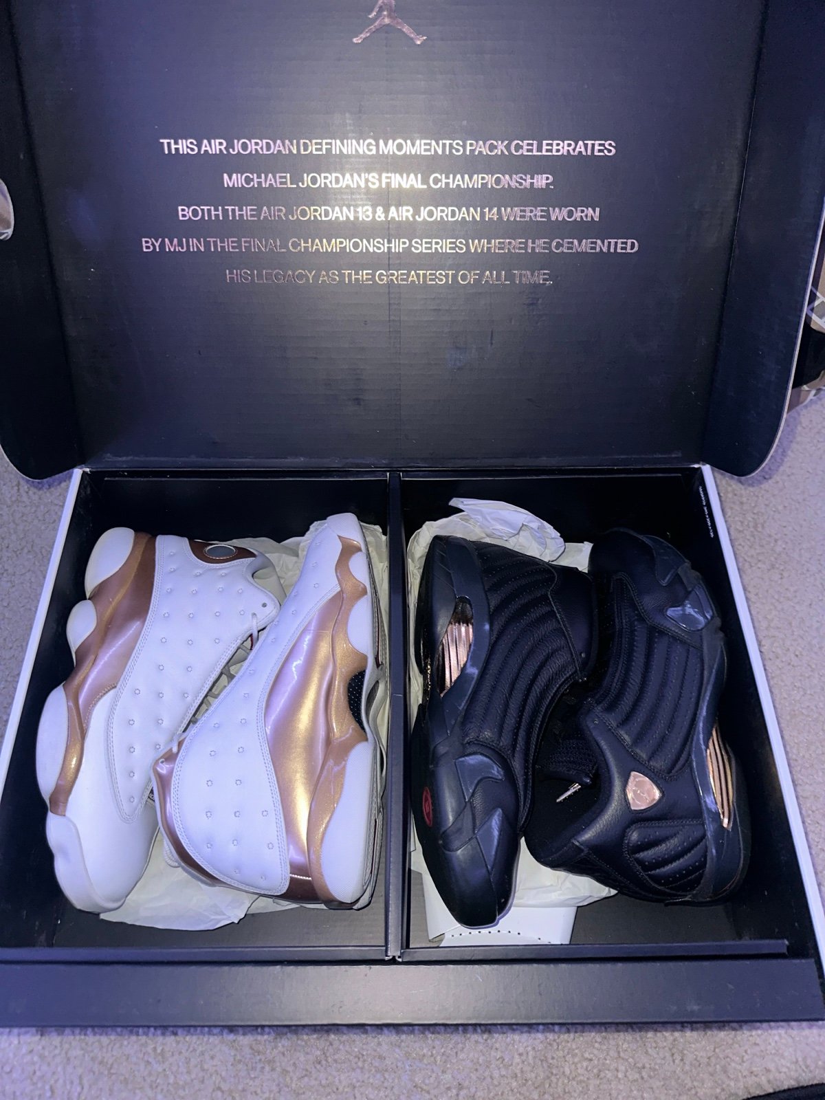 Size 10.5 - Air Jordan 13/14 Retro Defining Moments Pack - SHIPS ASAP!