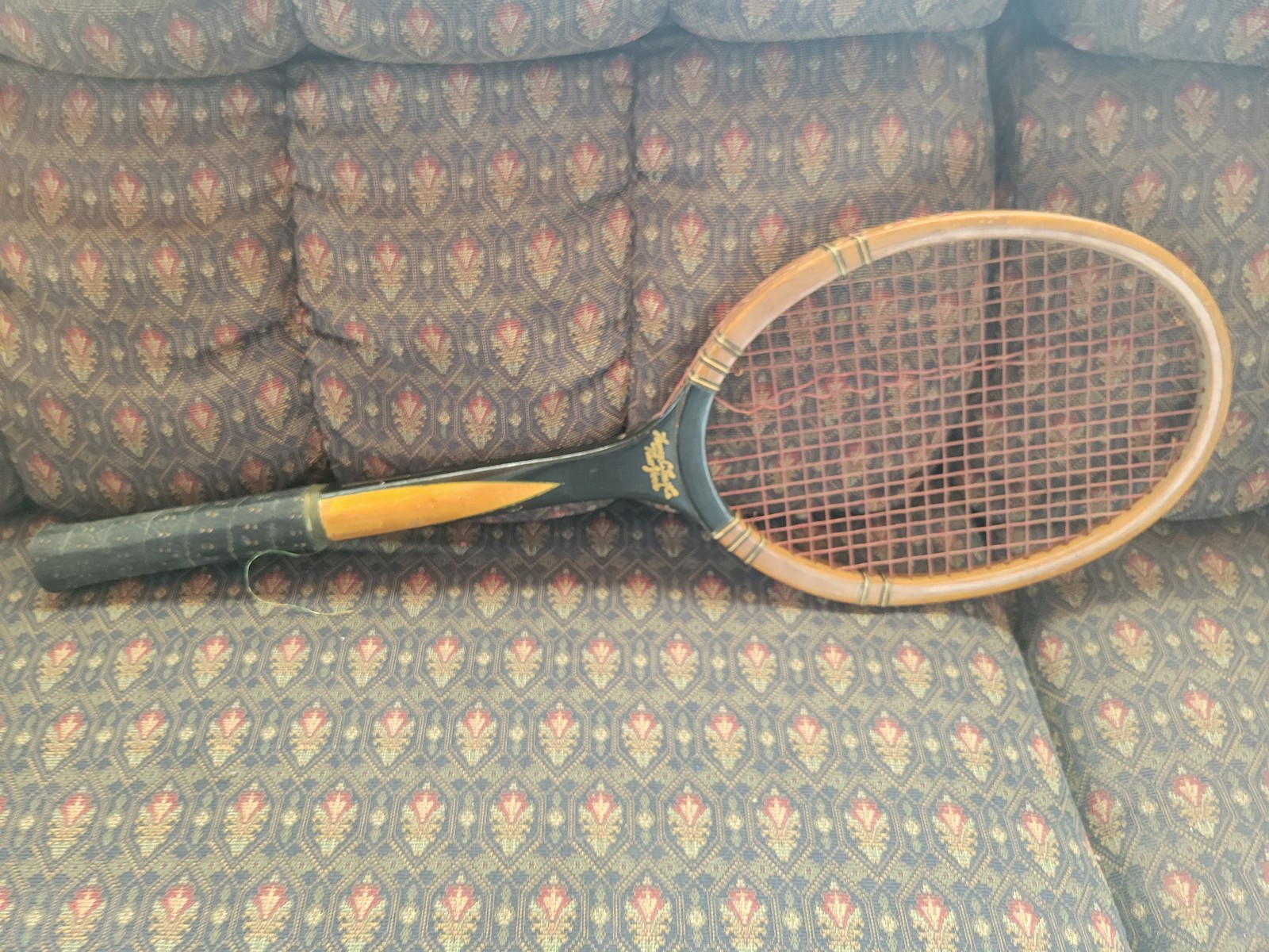 Vintage Harry c lee & Co new york tournament tennis racket Wooden