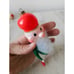 carlini ? Dwarf elf Italian glass ornament AS IS Xmas tree