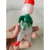 carlini ? Dwarf elf Italian glass ornament AS IS Xmas tree