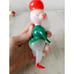 carlini ? Dwarf elf Italian glass ornament AS IS Xmas tree