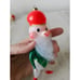 carlini ? Dwarf elf Italian glass ornament AS IS Xmas tree