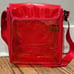 Vintage Tommy Hilfiger Athletics Transparent Red Plastic Shoulder Bag