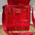 Vintage Tommy Hilfiger Athletics Transparent Red Plastic Shoulder Bag