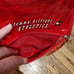 Vintage Tommy Hilfiger Athletics Transparent Red Plastic Shoulder Bag