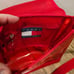 Vintage Tommy Hilfiger Athletics Transparent Red Plastic Shoulder Bag