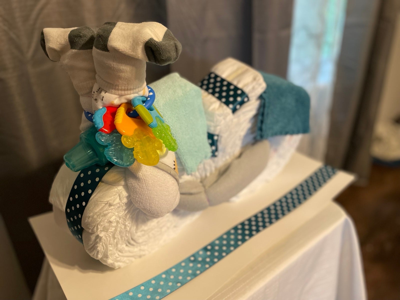 Motorcycle Diaper Arrangement