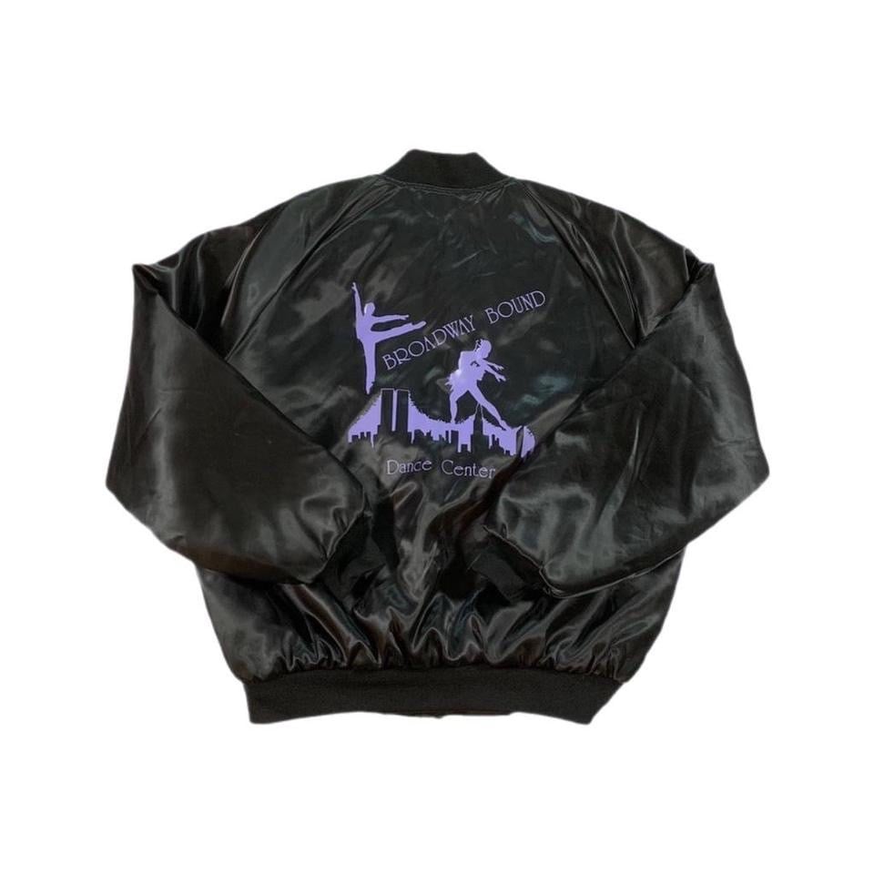 Vintage 90s Broadway Dance New York City Championship USA Made Bomber Jacket
