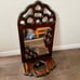 Vintage Wooden candle holder with a mirror 11/22 inches