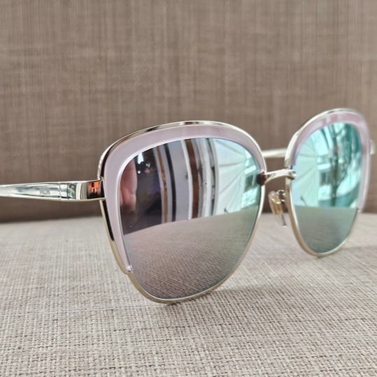 MCM Women Sunglasses Gold/Pink Tone MCM110SK 58[]16 140 Eyewear made in Italy