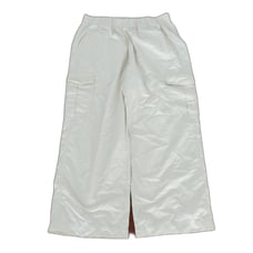 Abercrombie & Fitch Wide Leg Cargo Pants, Ivory, Size L