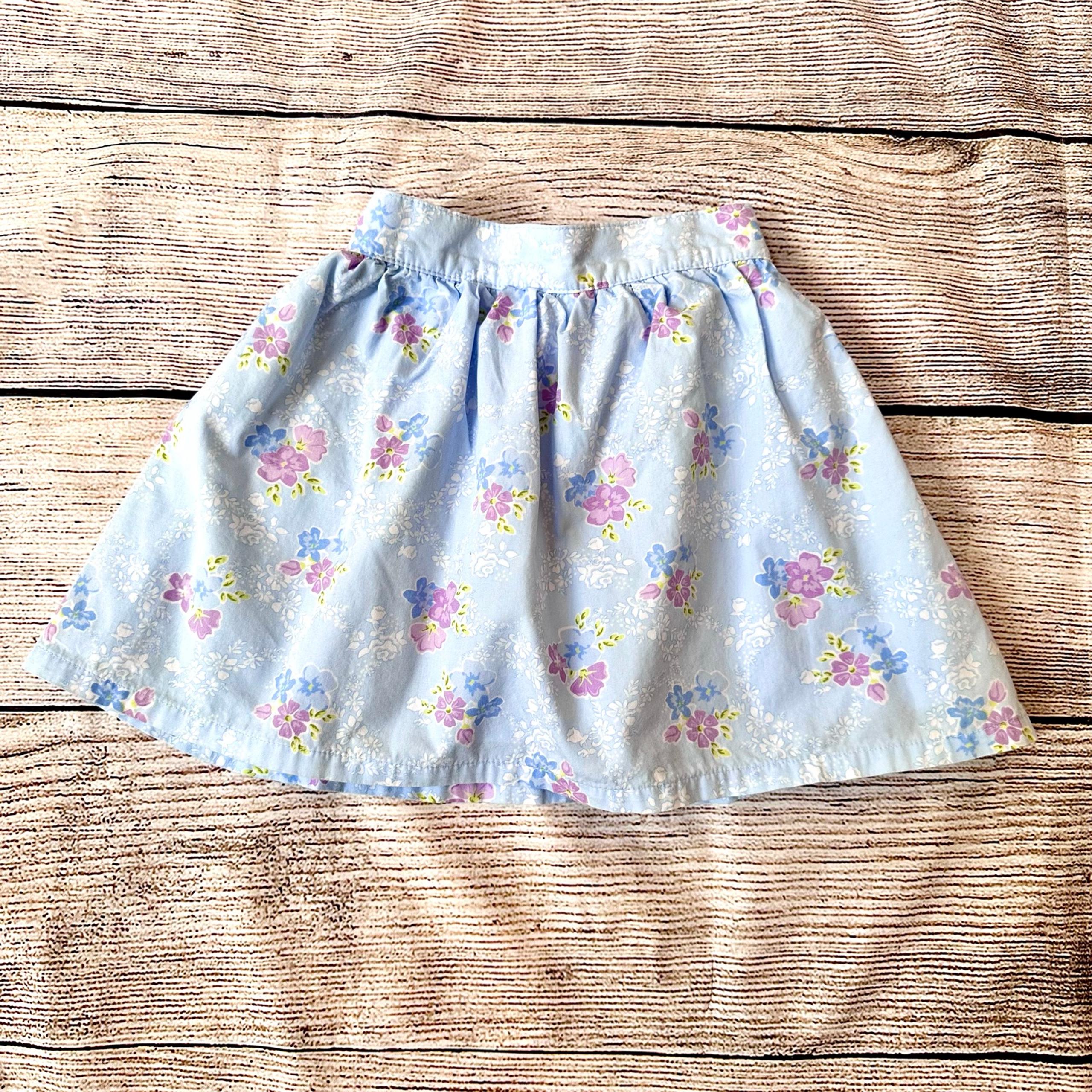 Carter’s Blue Purple Floral Skirt with Bloomers Girl’s Sz 3T