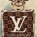Louis Vuitton Fashion Perfume Bottle Shaped Tabletop Decor Block Art