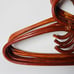 5 Vintage Rattan Bamboo Wooden Clothing Coat Hangers 1970s Retro Philippines