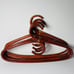 5 Vintage Rattan Bamboo Wooden Clothing Coat Hangers 1970s Retro Philippines