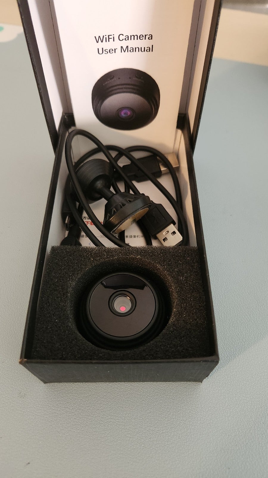 3 small security cameras