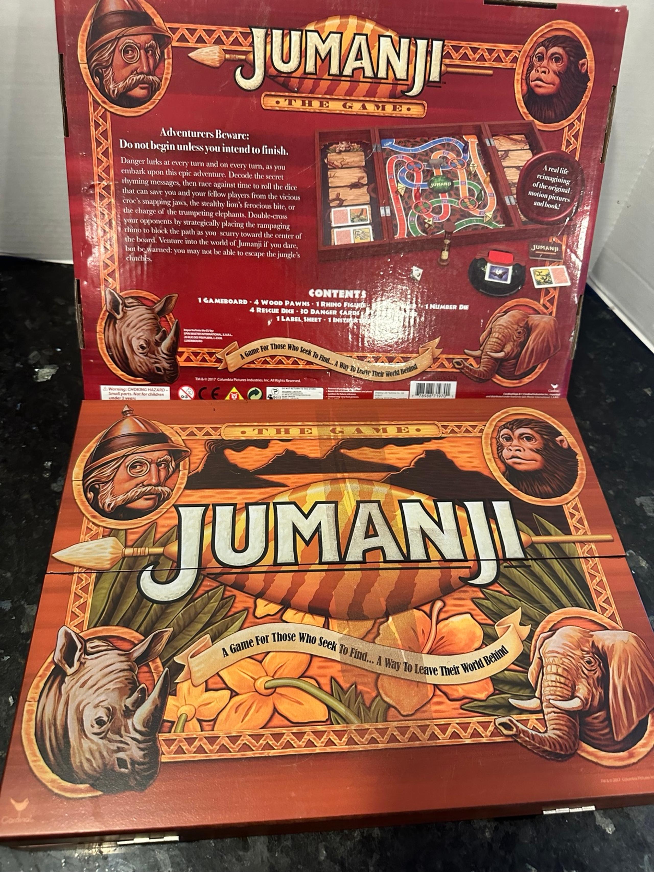 JUMANJI the Game Wood box Deluxe edition