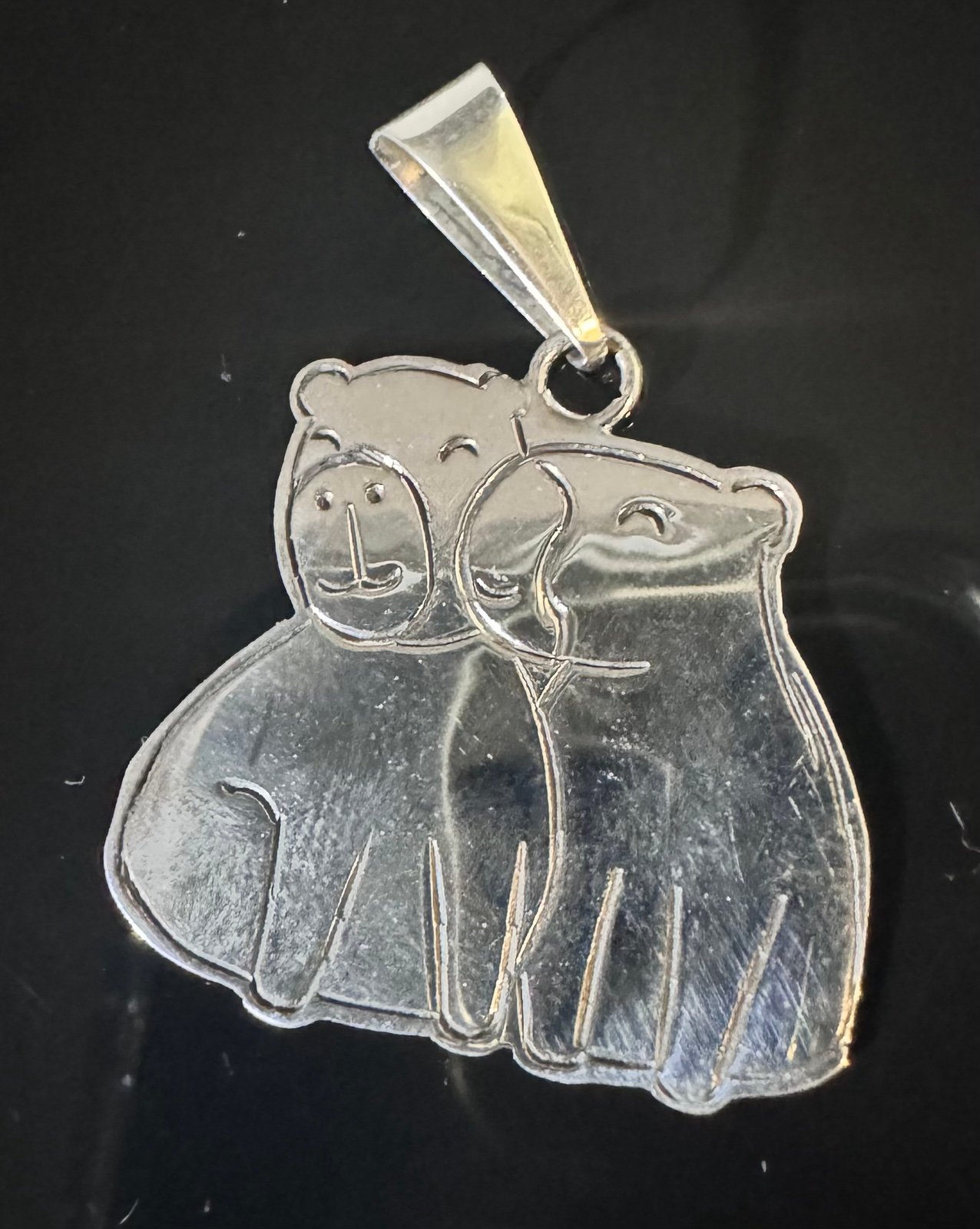 Capibara pendant sterling Silver 925