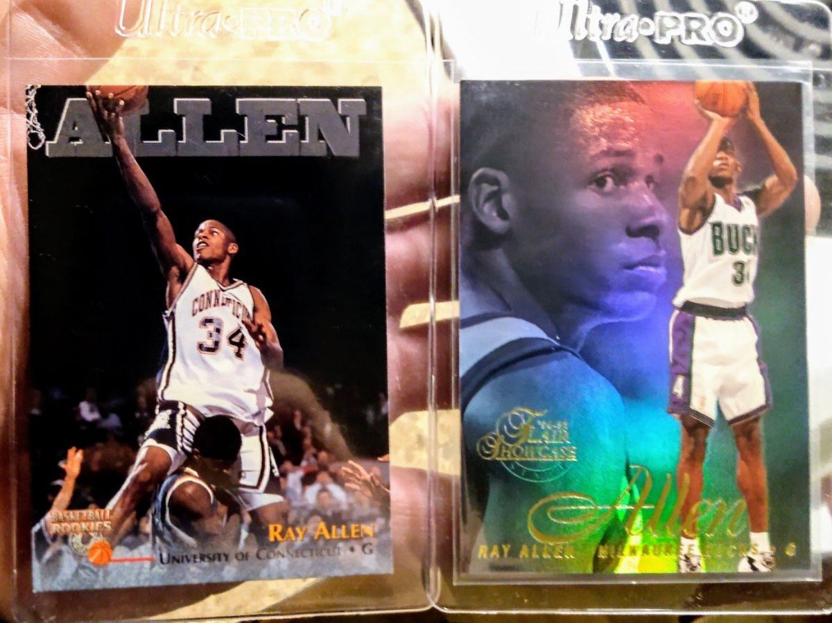Ray Allen 1996-1997 Rookie Card lot