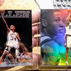 Ray Allen 1996-1997 Rookie Card lot