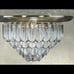 Vintage Mid Century Lucite Hollywood Regency Chandelier Flush Mount New Open Box