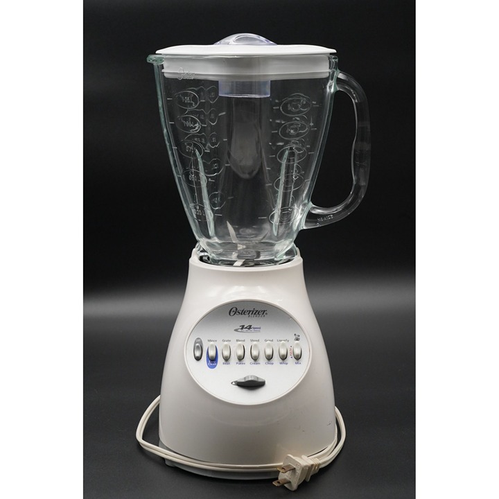 Osterizer 6650 Oster 14 Speed 5 Cup Blender All Metal Drive White Made in Mexico