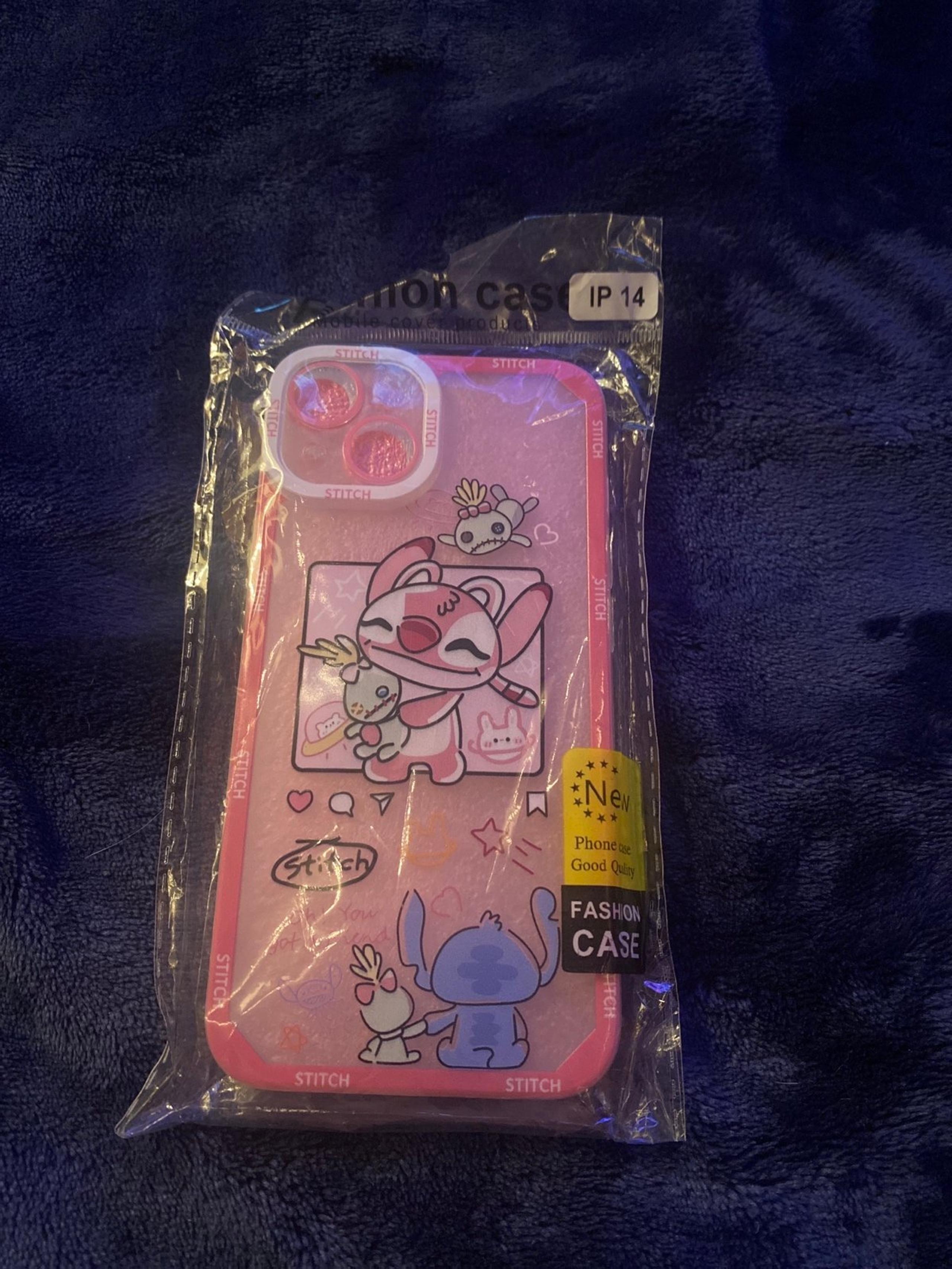Lilo & Stitch Angel With Scrump IPhone 14 Phone Case Disney