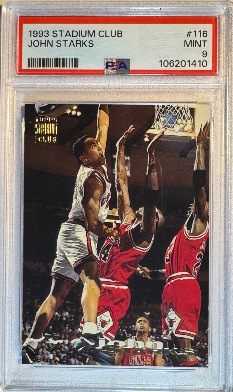 1993 STADIUM CLUB #116 JOHN STARKS PSA