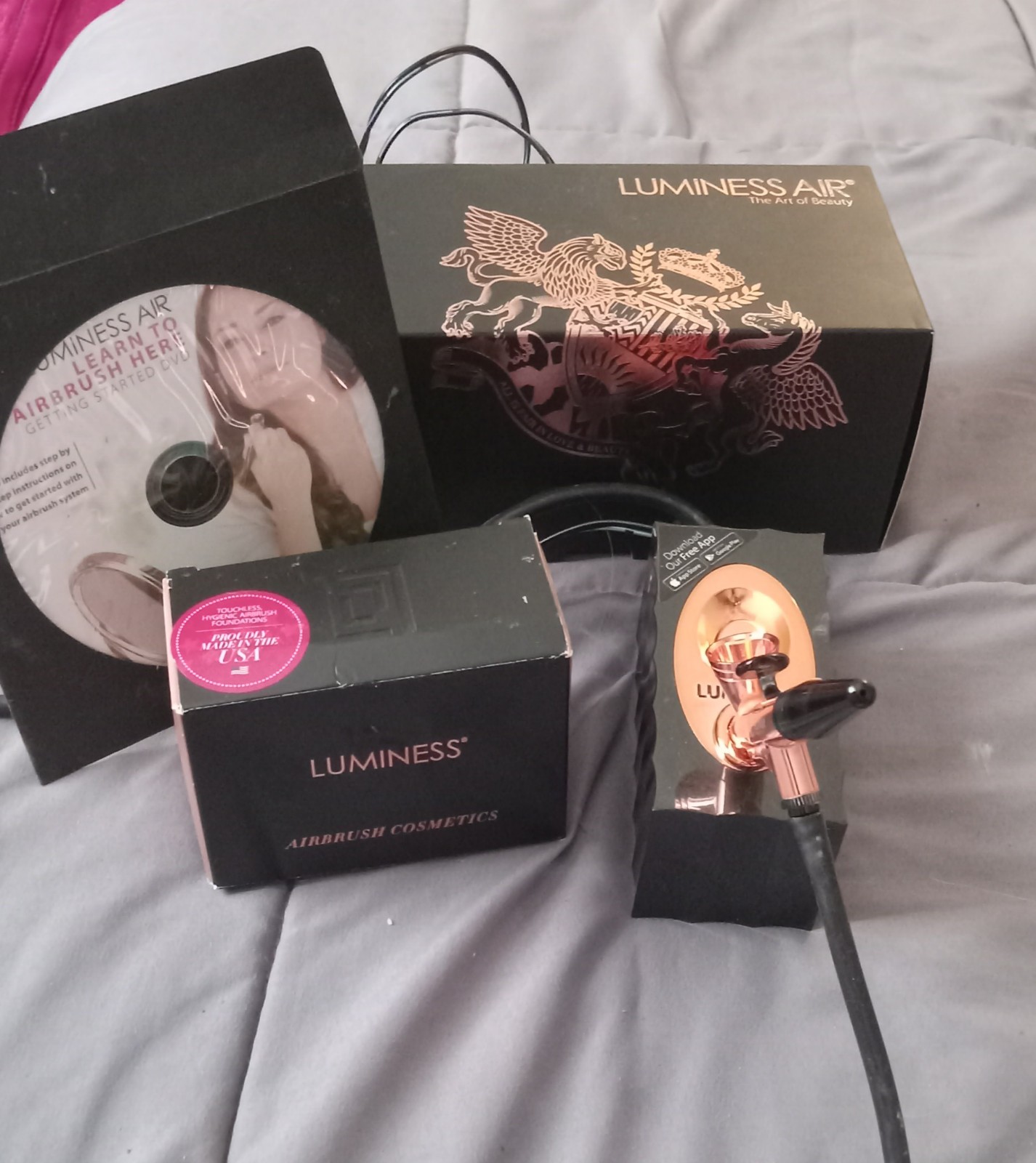 Luminess airbrushing set