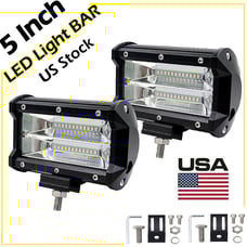 1680W 5Inch LED Work Lights Bar Spot Flood Light Offroad Vehicle Truck Car Lamp
