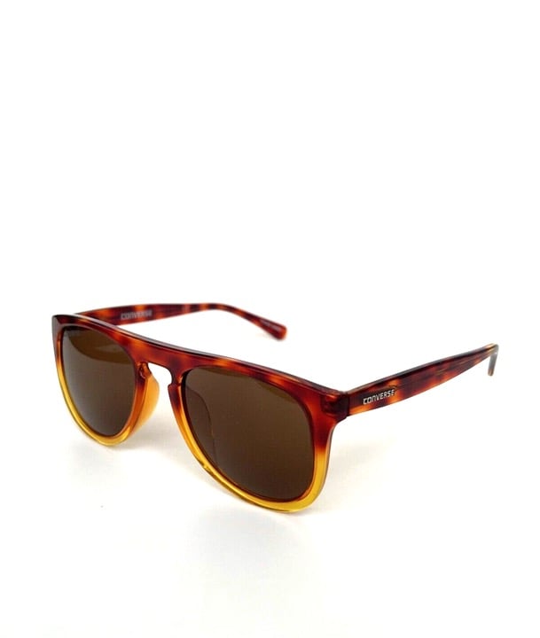 New CONVERSE Sunglasses Tortoise Yellow Unisex CROWD SURF 53-21-140 Gradient