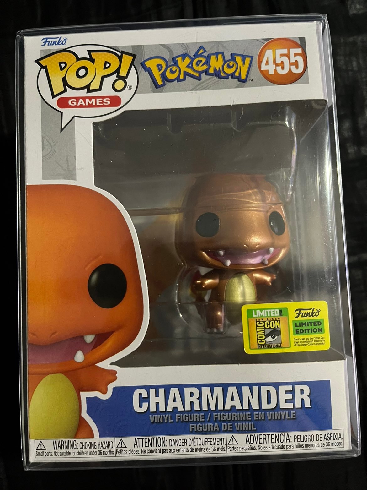 Funko Pop Metallic Charmander SDCC Official