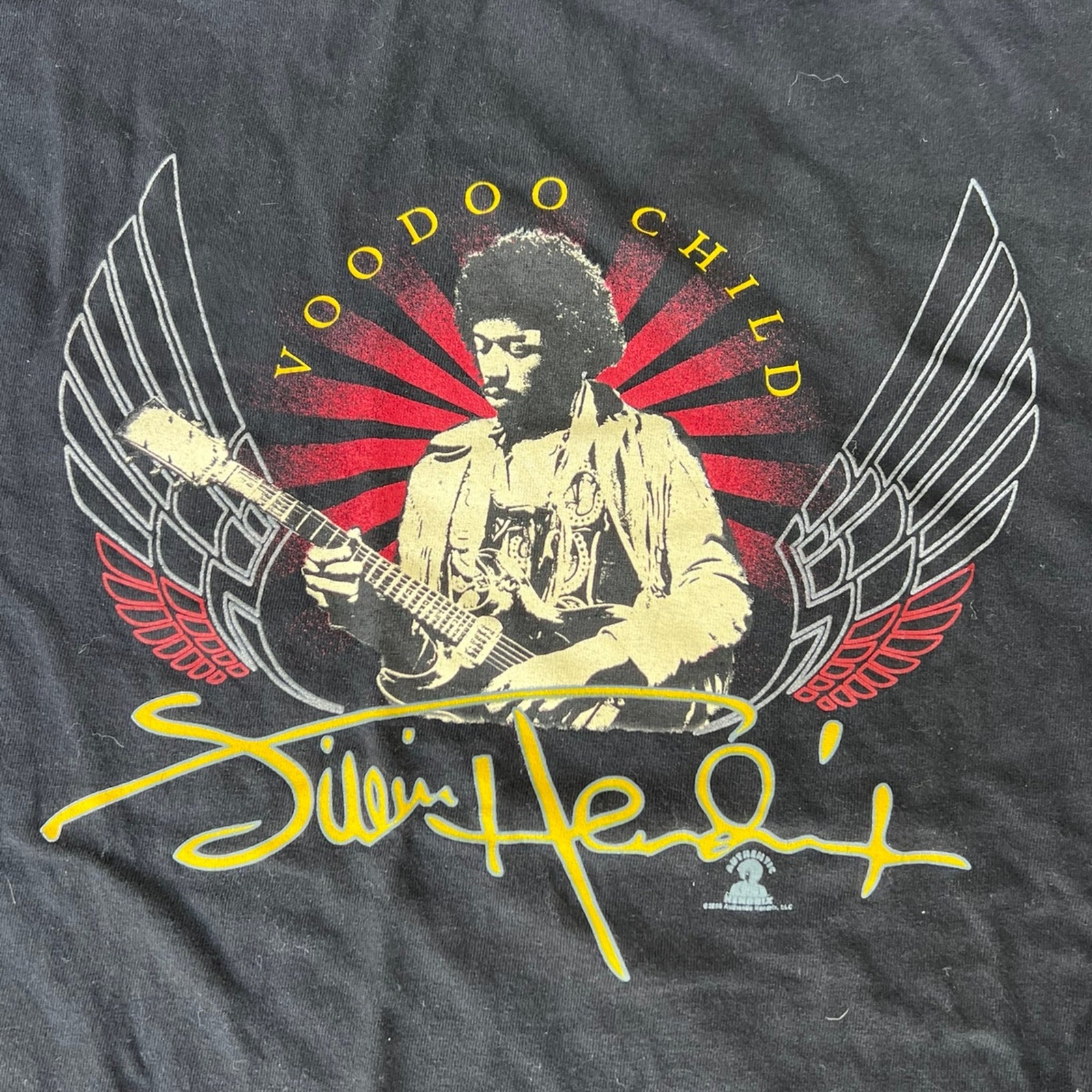 VODOO CHILD JIMI HENDRIX, Y2K Vintage, short sleeve, crewneck men's M T-shirt