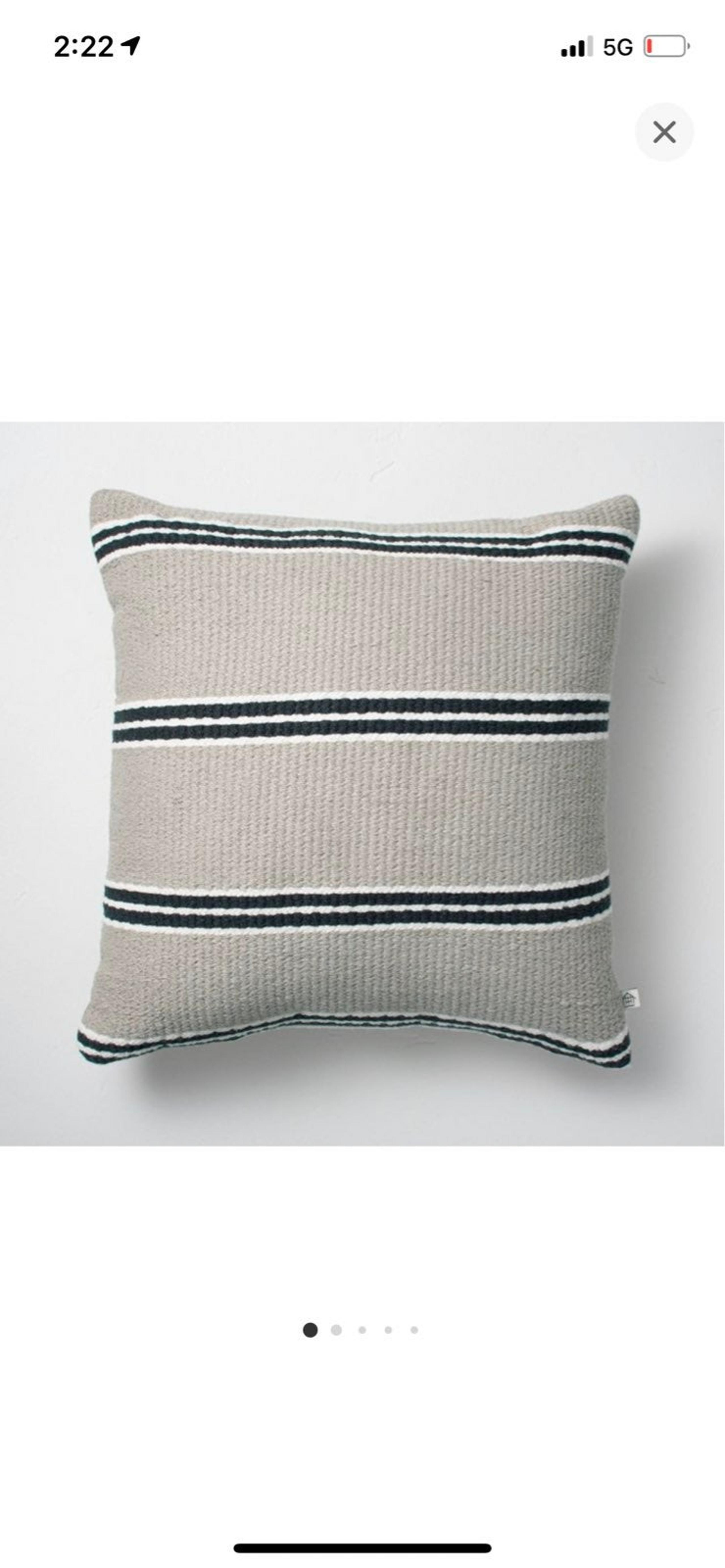 hearth and hand outdoor pillow