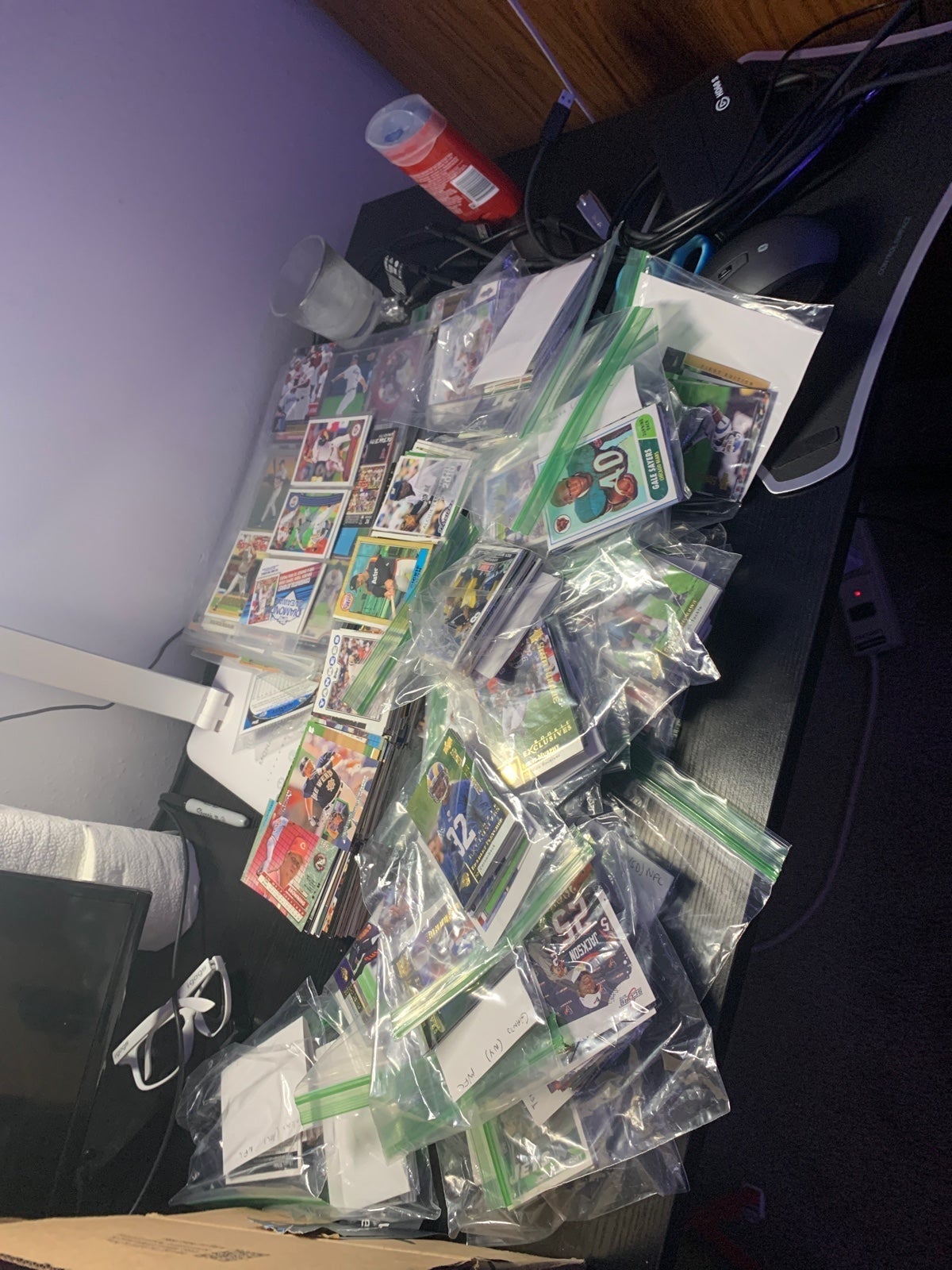 1200+ sports trading cards