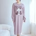 Gelato Pique Panda Jacquard Dress, Pink