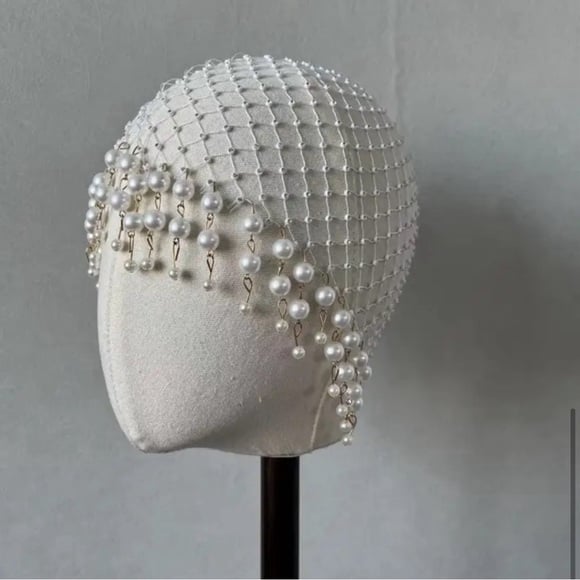 Handmade Wedding Pearl headpiece
