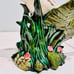 Vintage Atlantic Mold Large 13” Hand Painted Egret Heron Bird Ceramic Sculpture