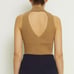 ELEVEN SIX Mae Sweater Tank in Camel/Tan Size