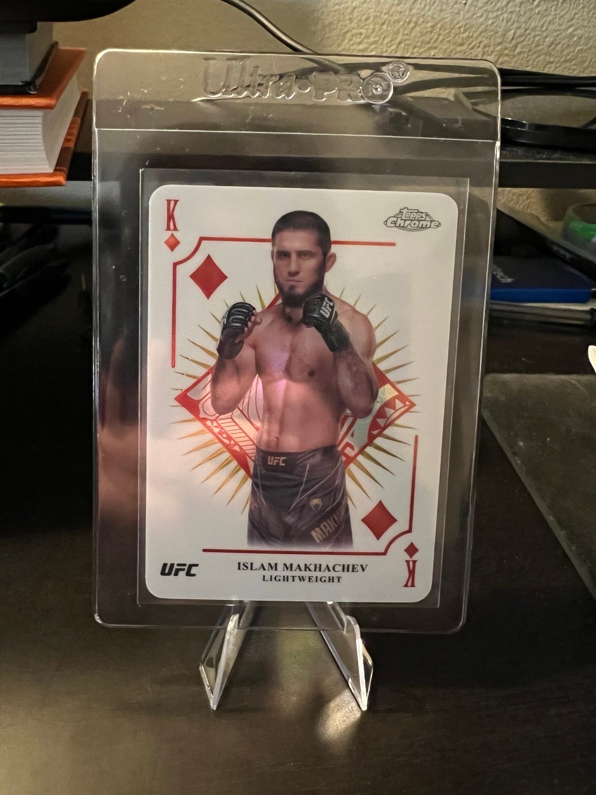 2024 Topps Chrome UFC Islam Makhachev Kings & Queens #KAQ-13