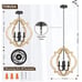 4 light farmhouse orb chandelier