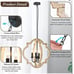 4 light farmhouse orb chandelier